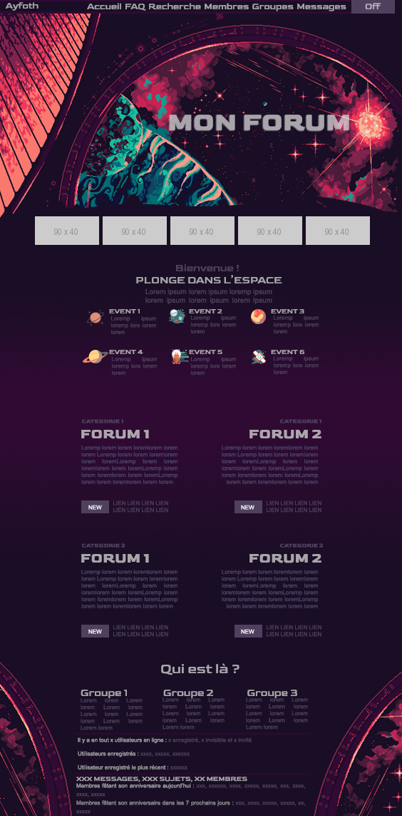 Maquette Spatial V2, par Ayfoth