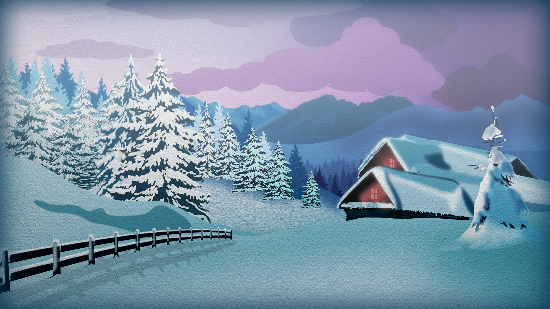 Montagne bleue, par Tamara