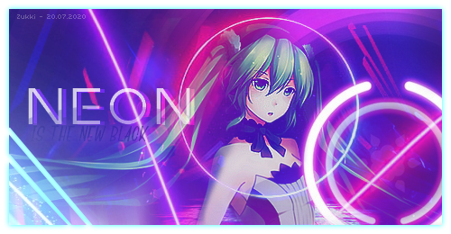 Neon is the new black, par Zukki
