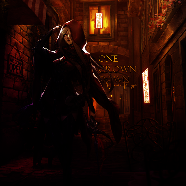 One crown down, par Elexa