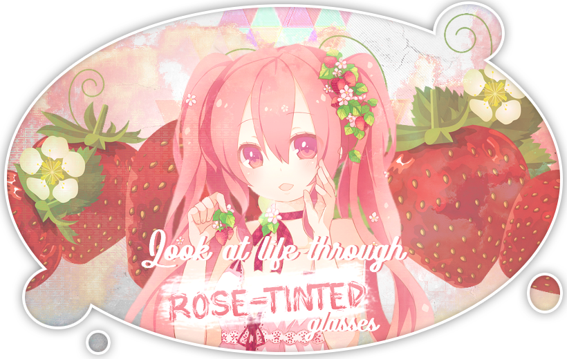 Look at life through rose-tinted glasses, par Aadelrun