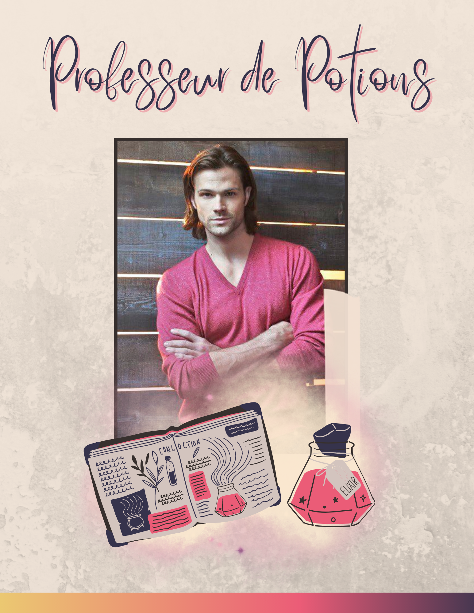 Présentation du prof de potion, par Mina