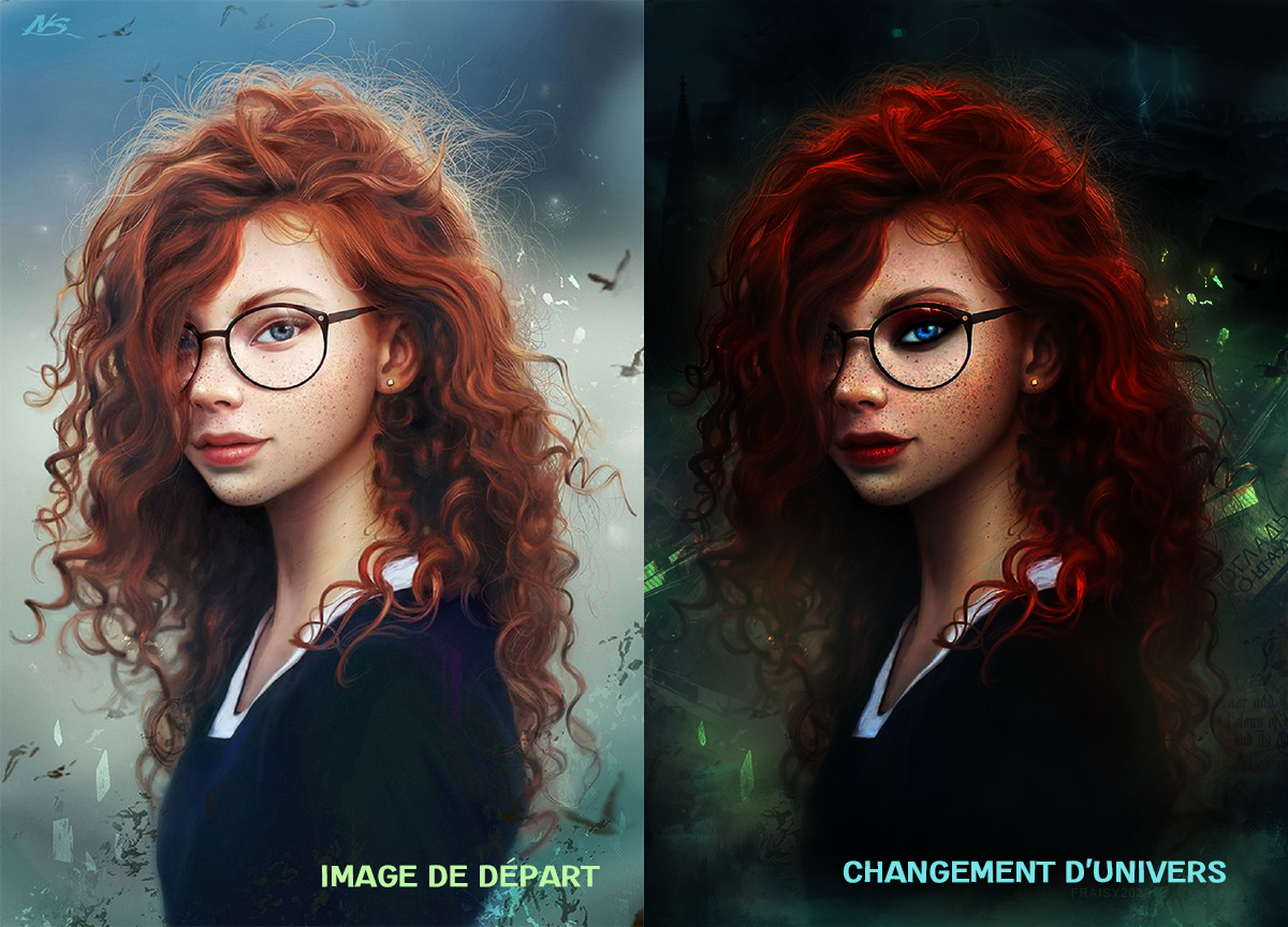 Changement d'univers • Witch, par Fraisy Sarcasm