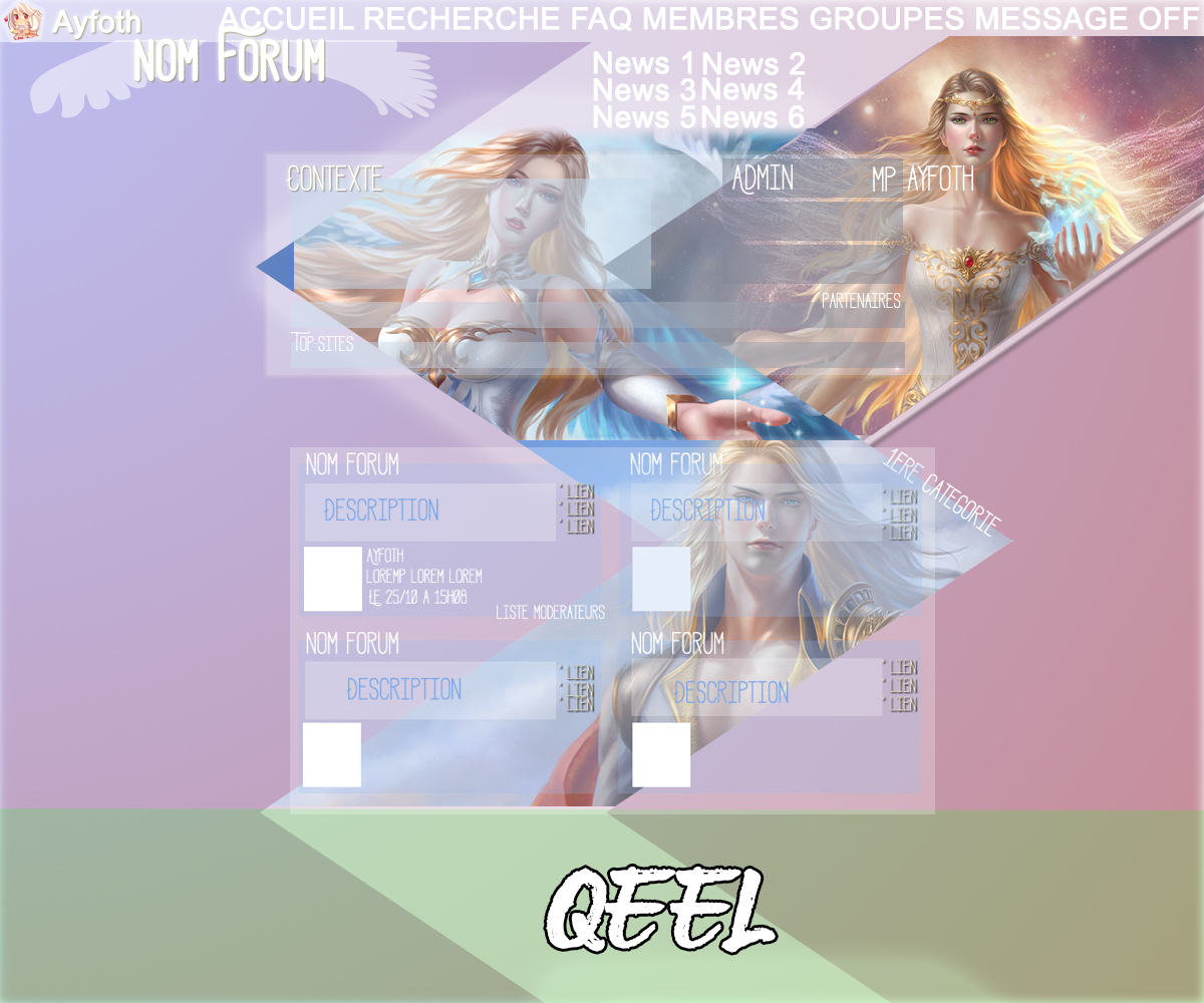 Maquette Angélique (en cours), par Ayfoth