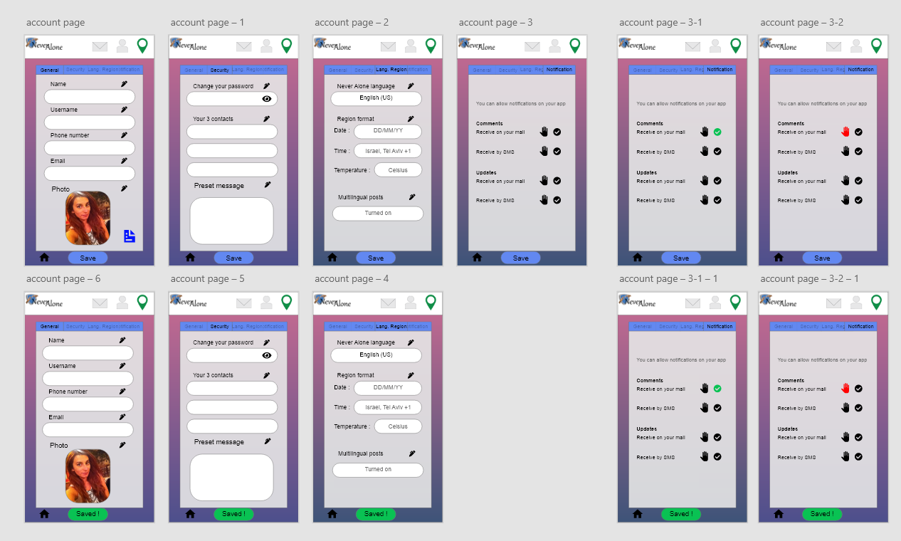 Never Alone App and Logo Design 1.4, par AnarælXIII