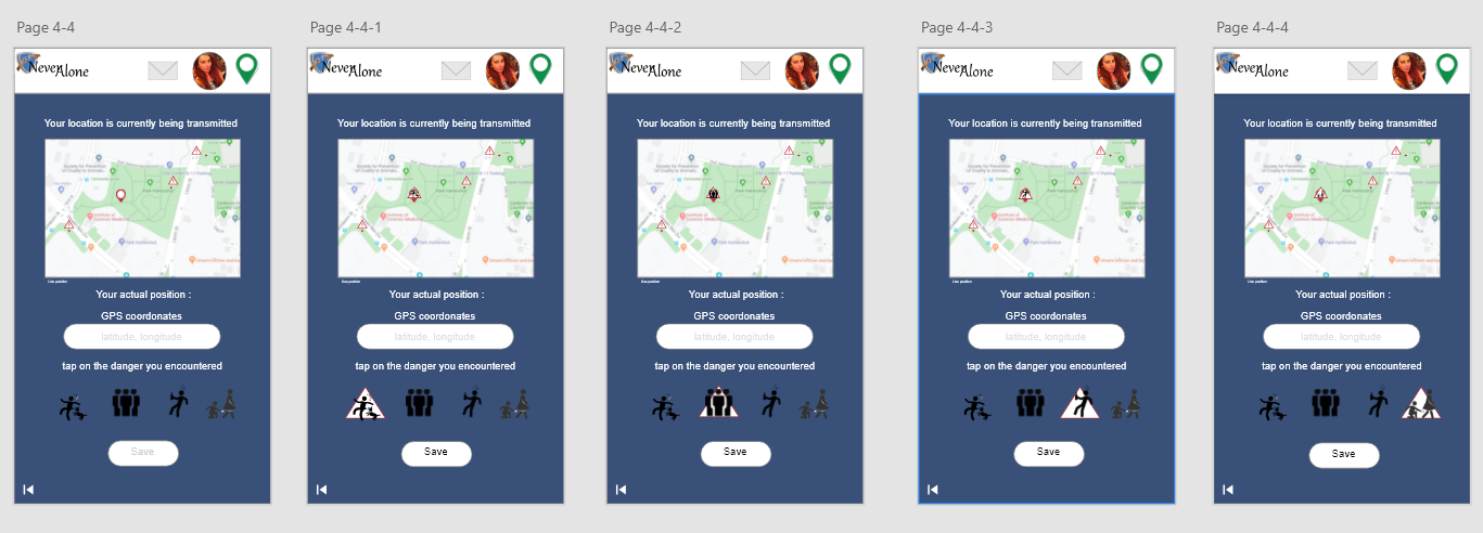 Never Alone App and Logo Design 1.6, par AnarælXIII