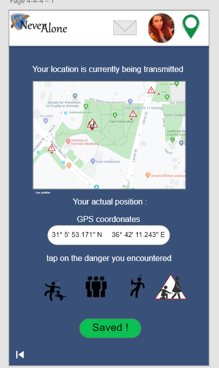 Never Alone App and Logo Design 1.7, par AnarælXIII