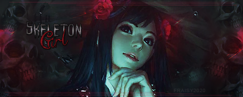 Skeleton Girl, par Fraisy Sarcasm