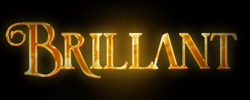 Brillant - Rendu tuto typographie en or, par Nekkomi
