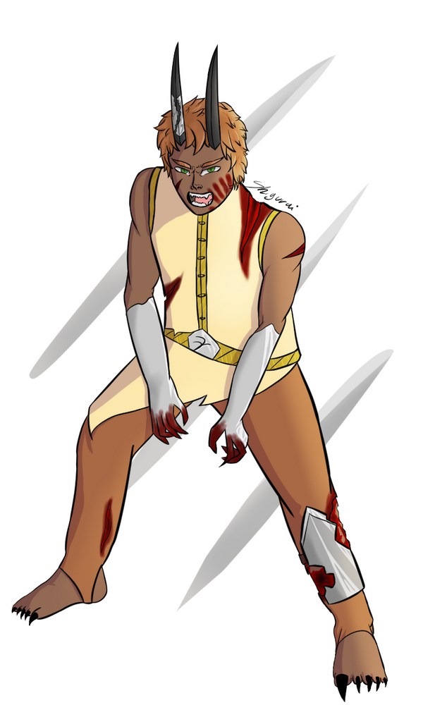 Xander enragé, par Elexa