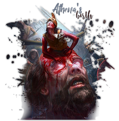 La naissance d'Athéna, par Zukki