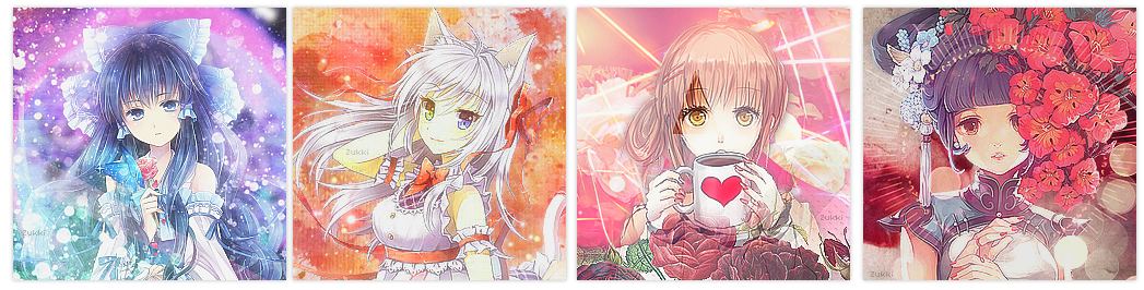 Ribambelle d'avatars, par Zukki