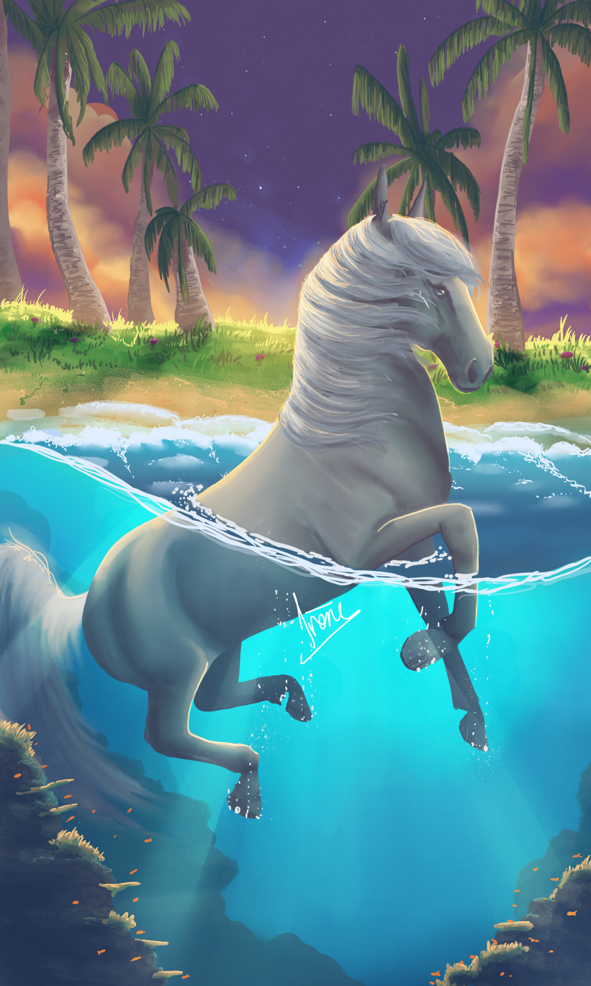 Bain de minuit, par Galad-El