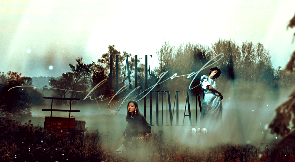 Bannière Half God, par 1AM