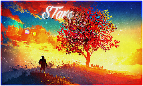 Stars in the sky, par Lady