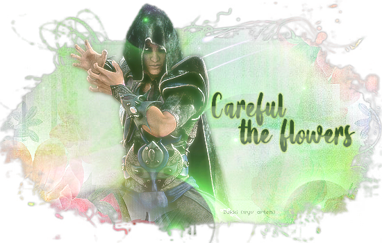 Careful the flowers, par Zukki
