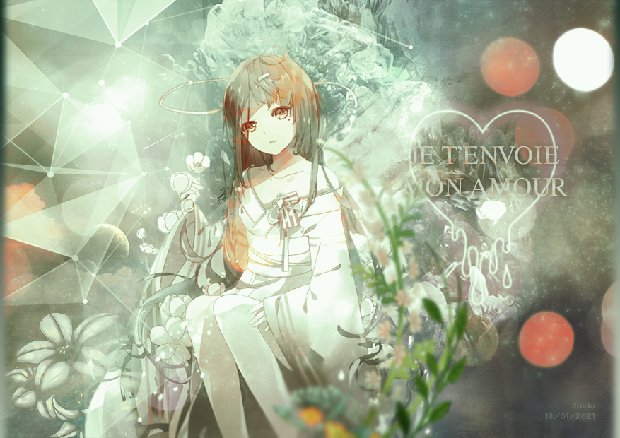 Je t'envoie mon amour, par Zukki