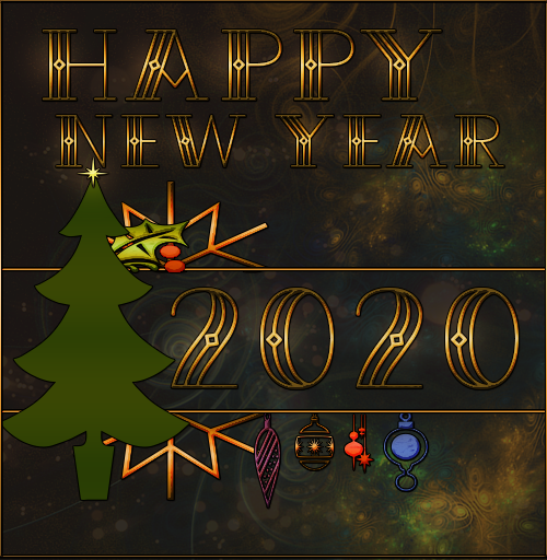 Happy New Year 2020, par Fraisy Sarcasm