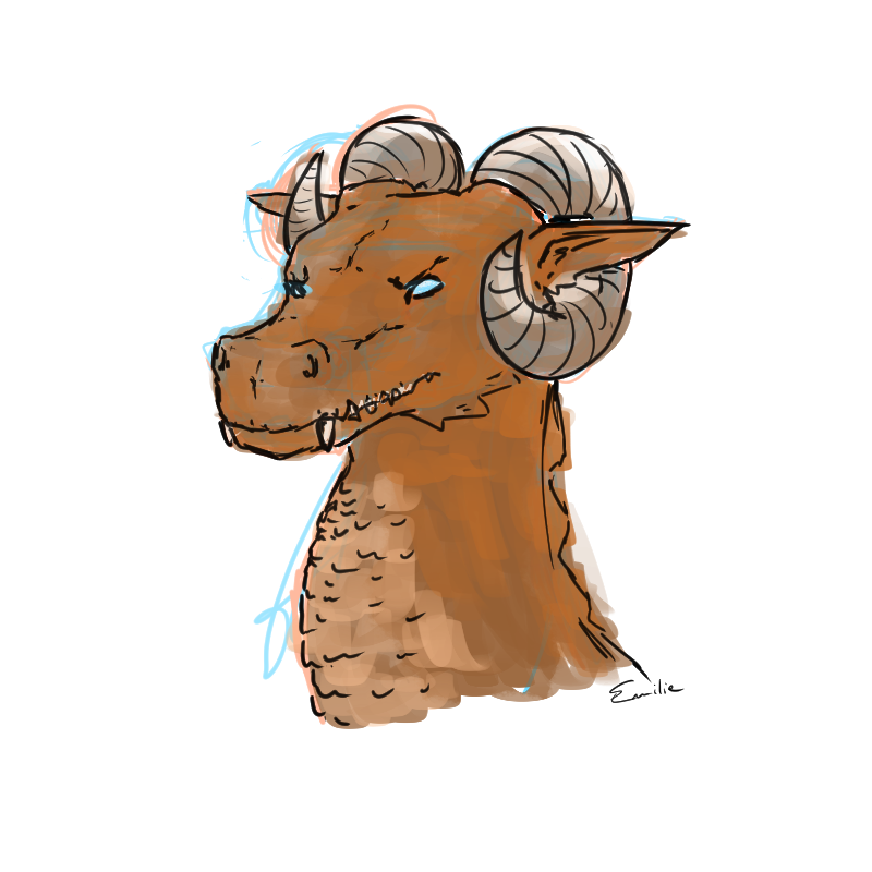 Croquis 4, par Milou