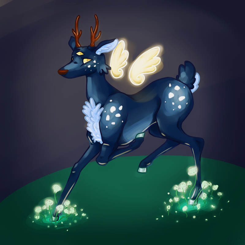 Deerce-lune, par Milou