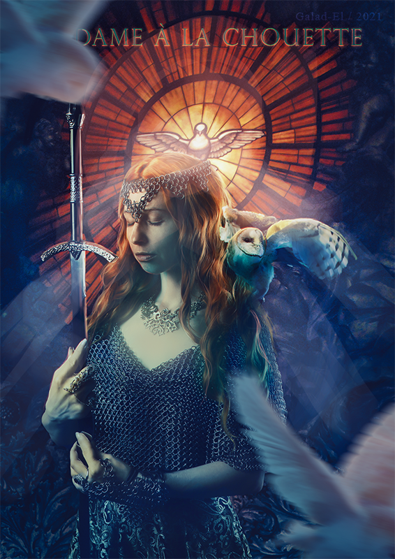 La Dame à la Chouette, par Galad-El