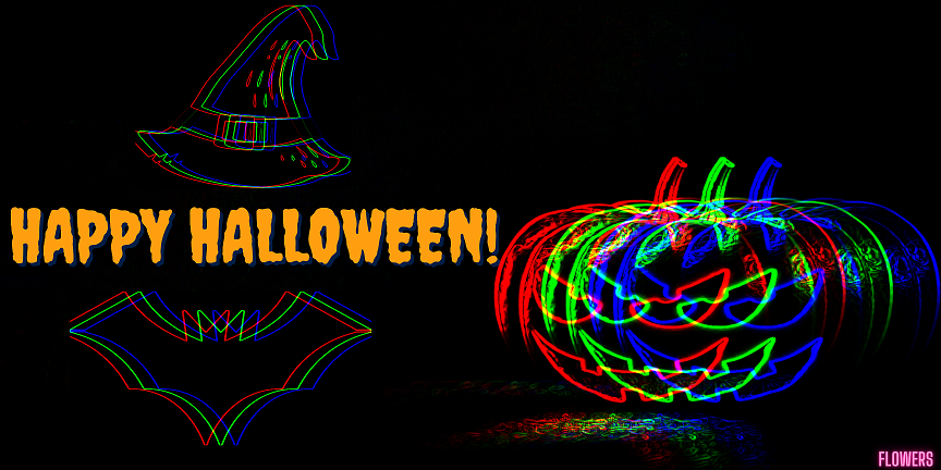 Happy halloween (version trippy), par Flowers