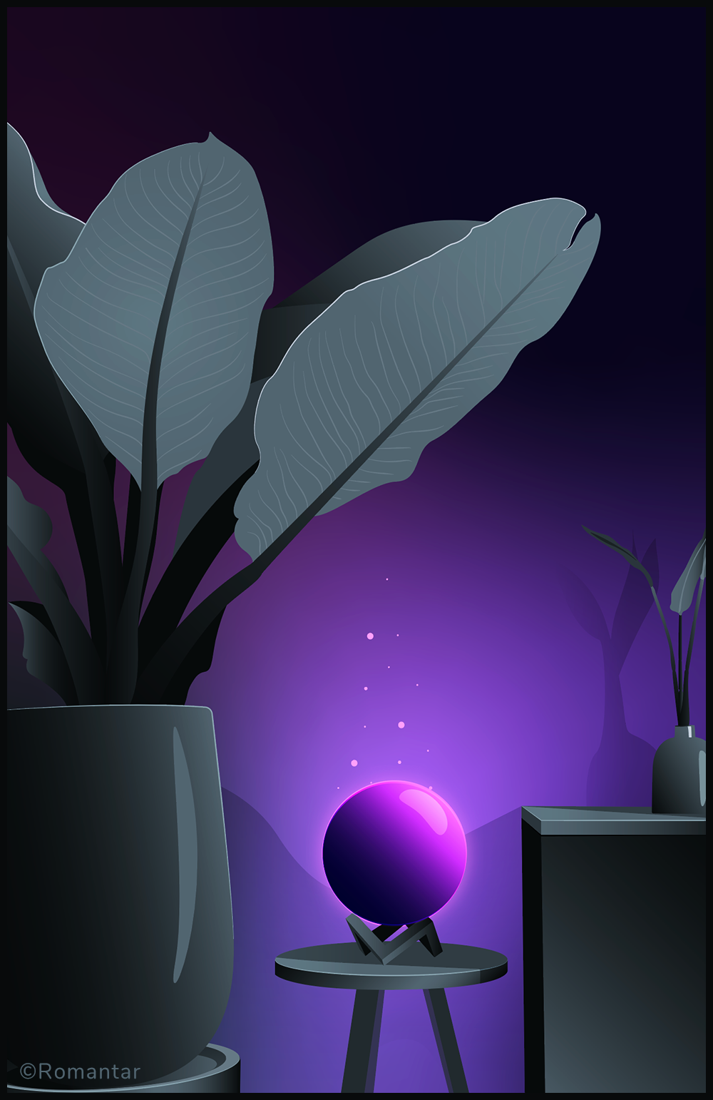 Purple Interior, par Roman'