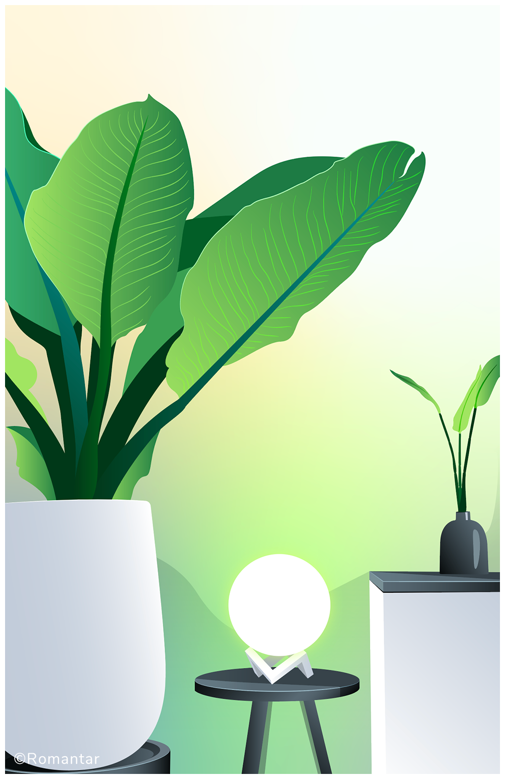 Green Interior, par Roman'