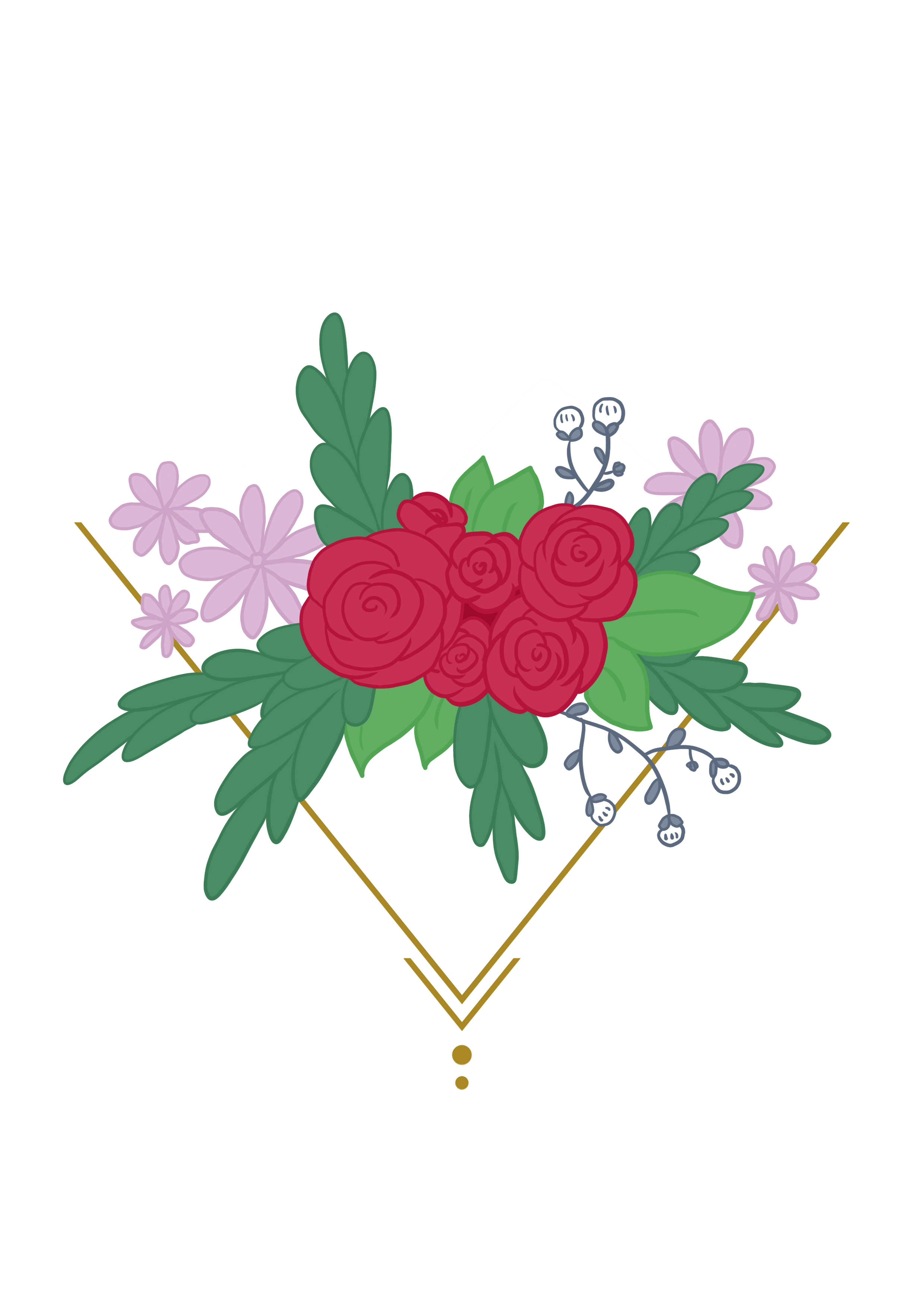 Demi-losange Fleurie, par Naütilus.