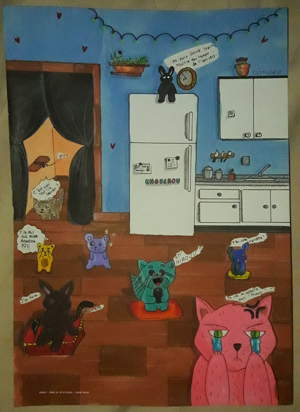 [Dessin] La maison des n'animaux - Cadeau pour elile, par Zukki