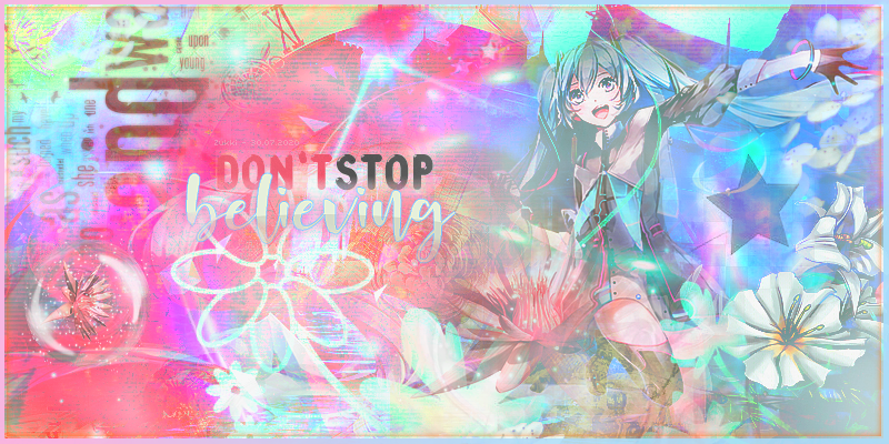 Don't Stop believing, par Zukki