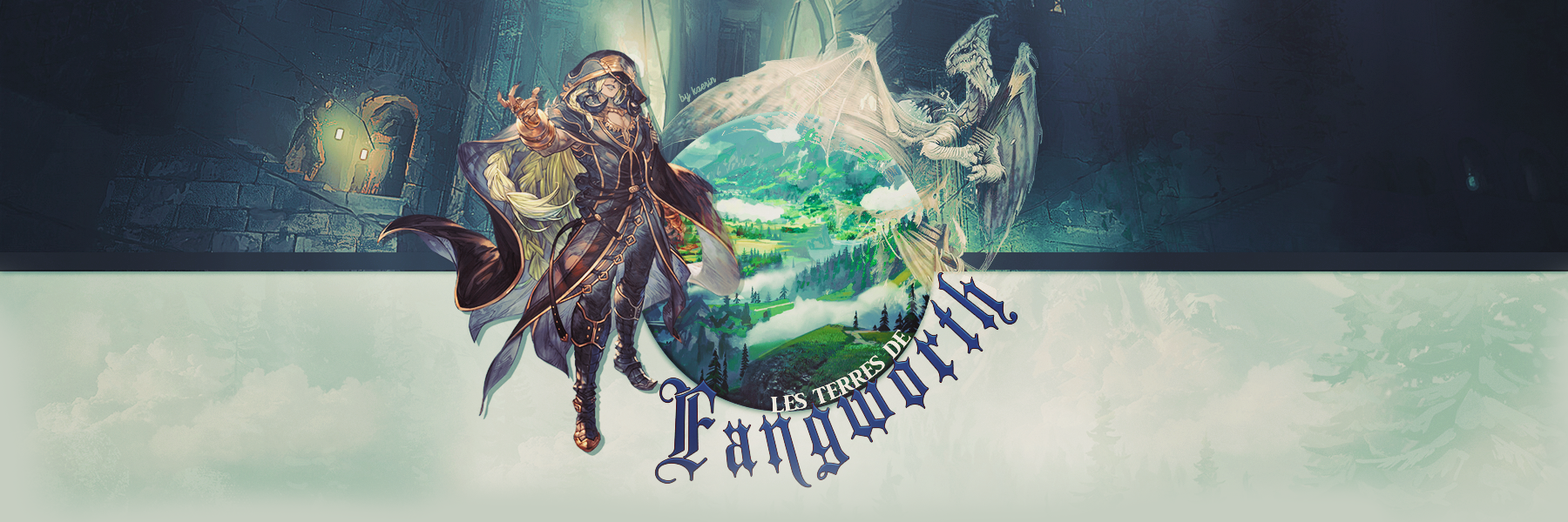 Fangworth version bleu, par Kaerin