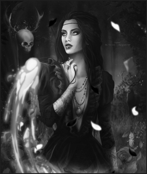 Frisson dans la forêt, par Zukki