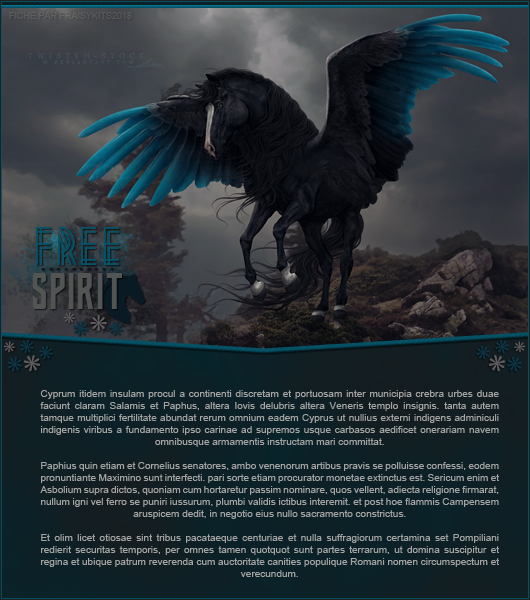 Fiche Free Spirit, par Fraisy Sarcasm