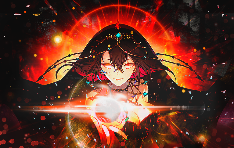 Reine Ambre : Gardienne de la Passion, par Zukki