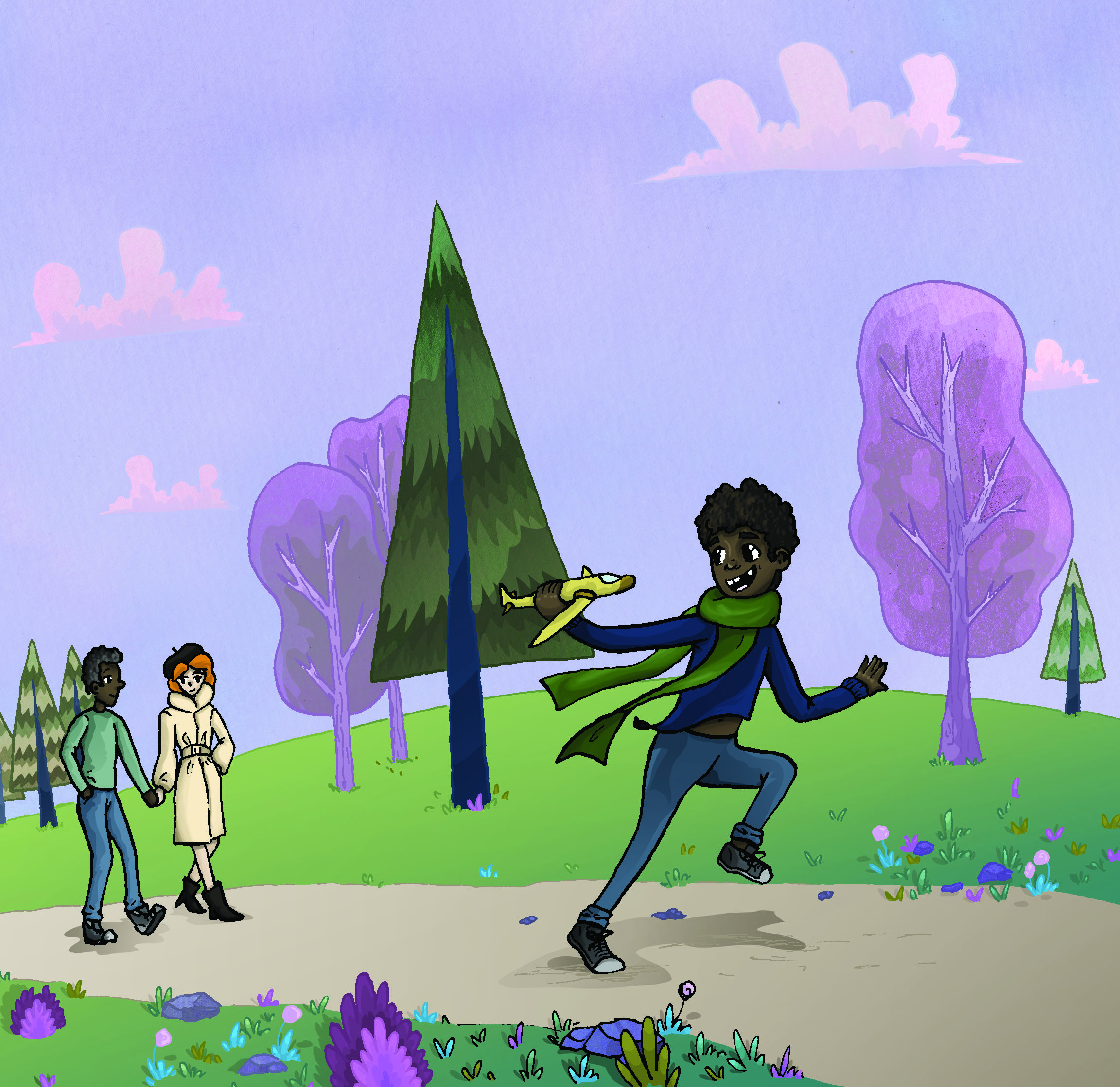 Léon au parc, par Naütilus.