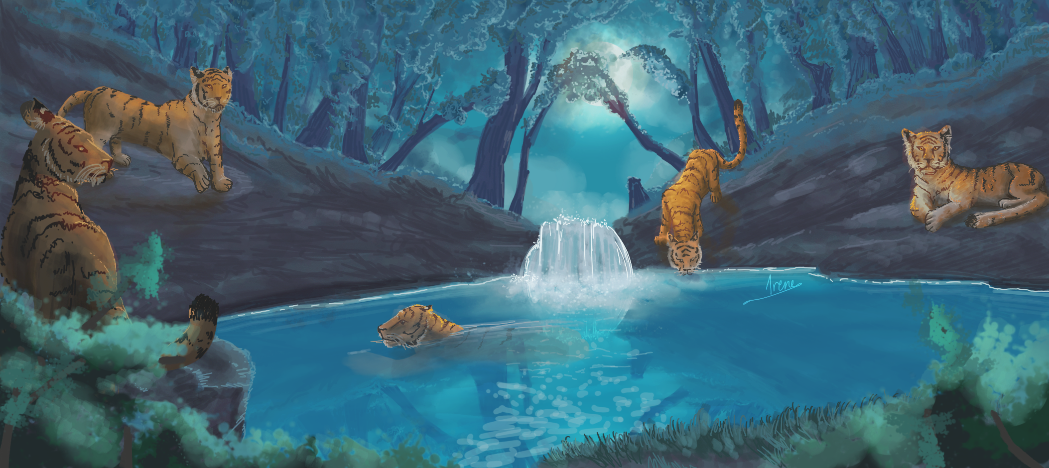 Le Lac des Tigres, par Galad-El