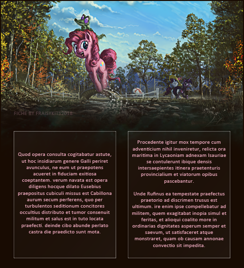 Fiche Little Pony Pink, par Fraisy Sarcasm