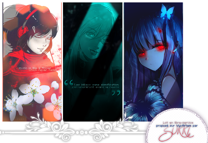 [Lot] - Avatars 200*400, par Zukki