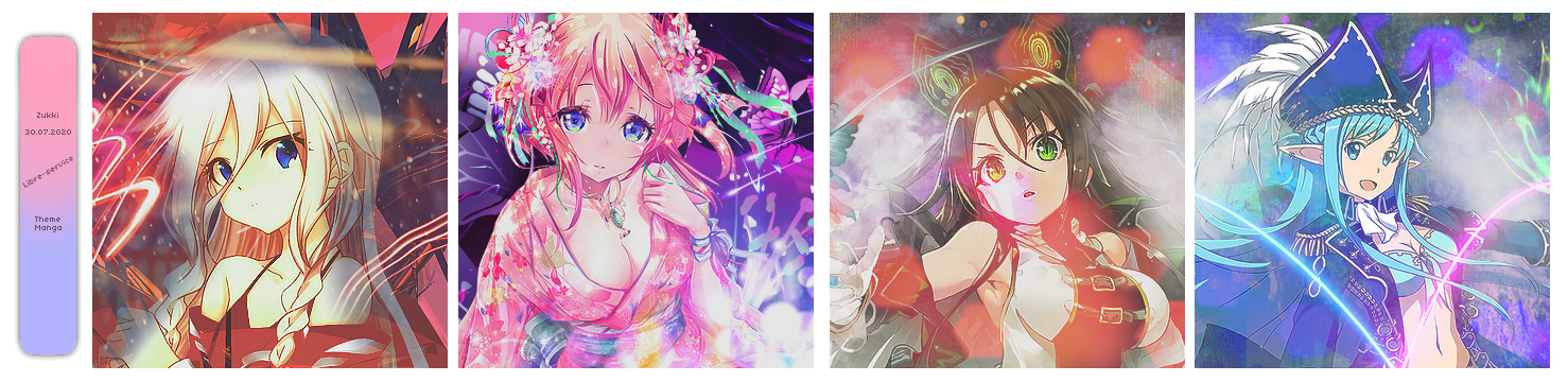 [Lot] - Avatars carrés 340*340, par Zukki