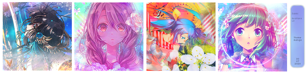 [Lot] - Avatars carrés 230*230, par Zukki