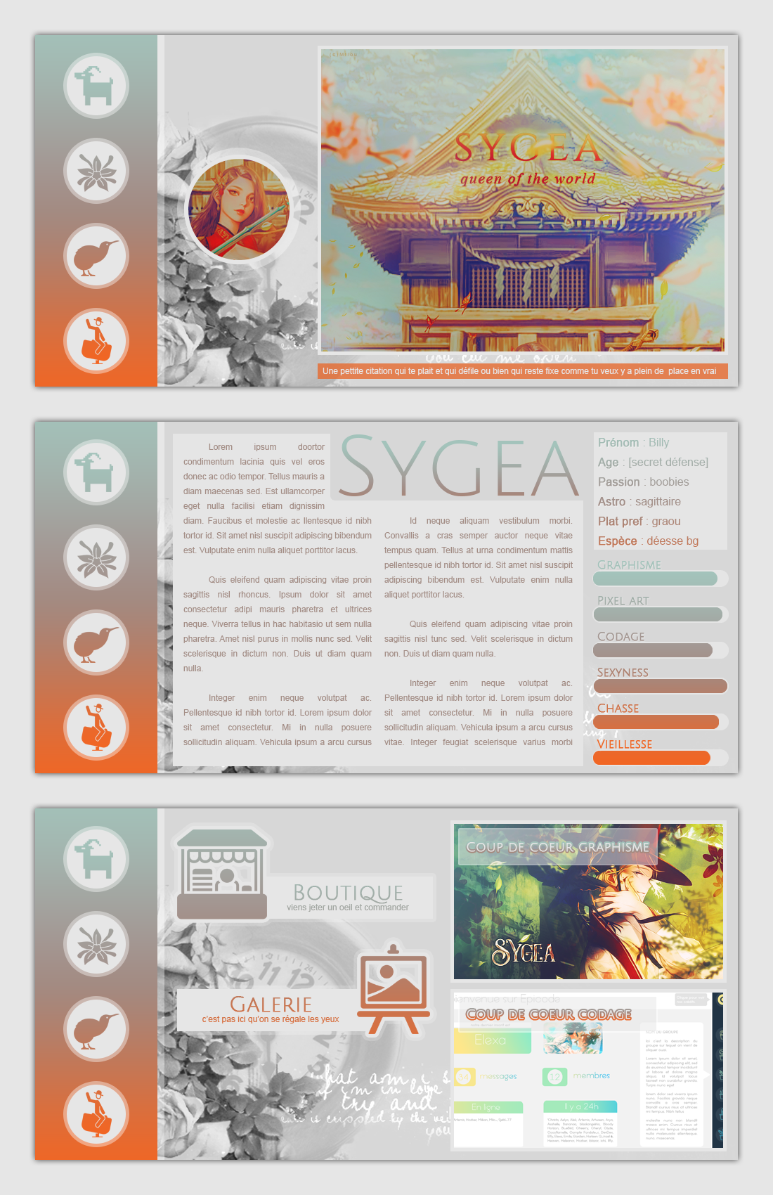 Maquette fiche de présentation Sygea [commande], par Milou