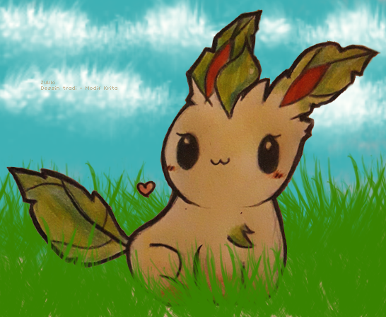Mini-leafeon, par Zukki