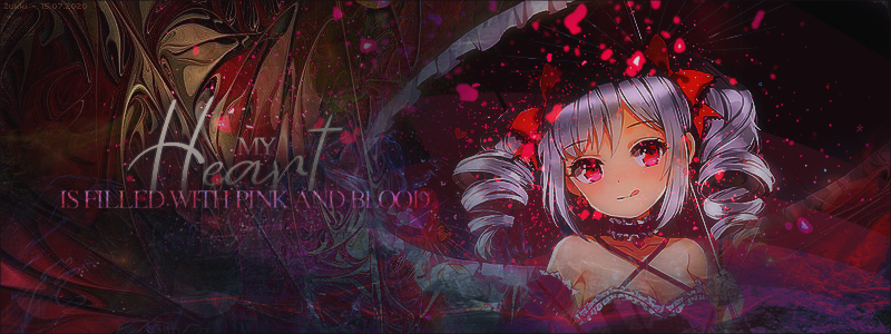 My Heart is filled with pink and blood, par Zukki