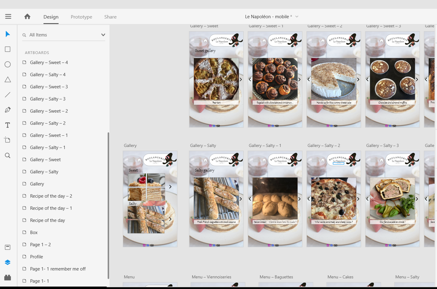 Boulangerie App design 1.2, par AnarælXIII