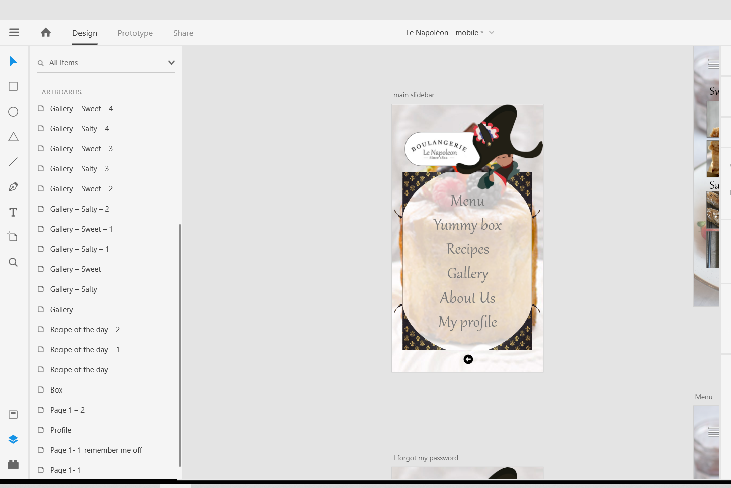 Boulangerie App design 1.5, par AnarælXIII