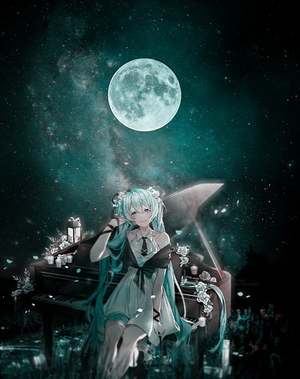 Under the moon, par Zukki