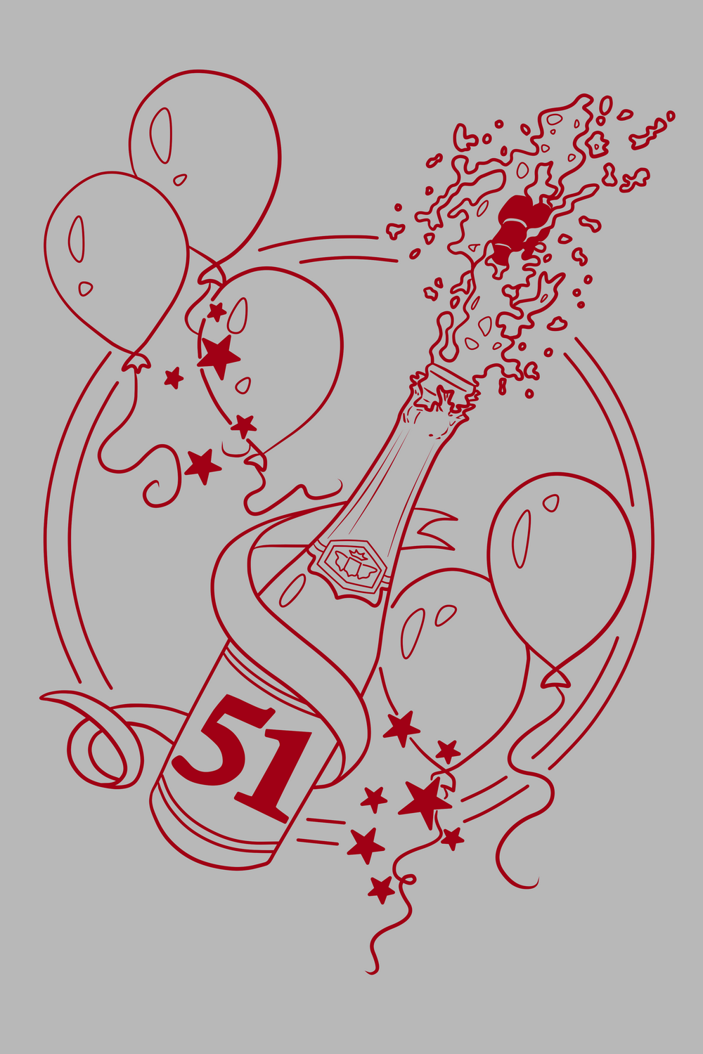 T-shirt 51, par Milou