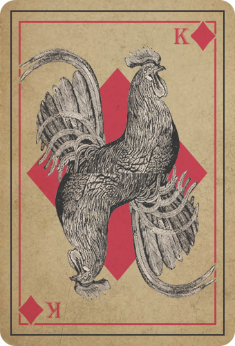 Roi de carreaux, par Milou