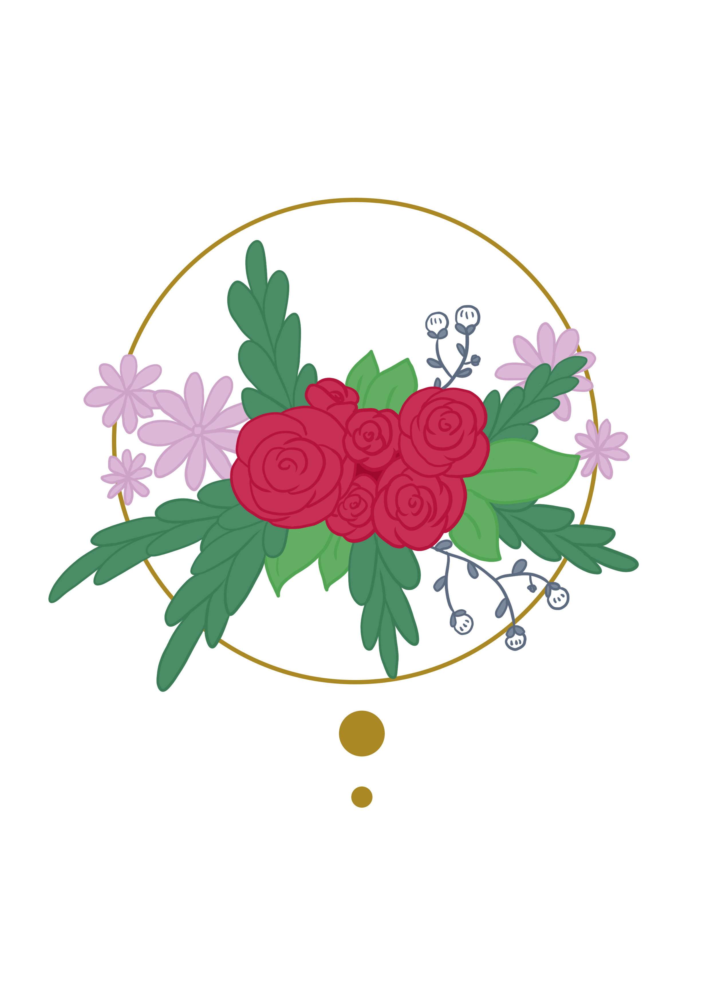 rond fleurs, par Naütilus.